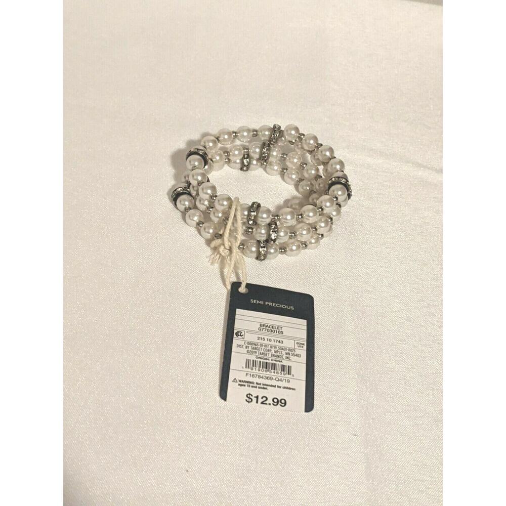 Universal Thread Goods Co Bracelet Stretch Imitation Pearl Design NEW